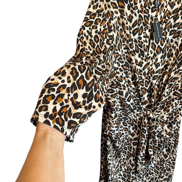 Love & Legend Animal Print Knot Front Dress-
Size 2X NWT - Picture 2 of 9